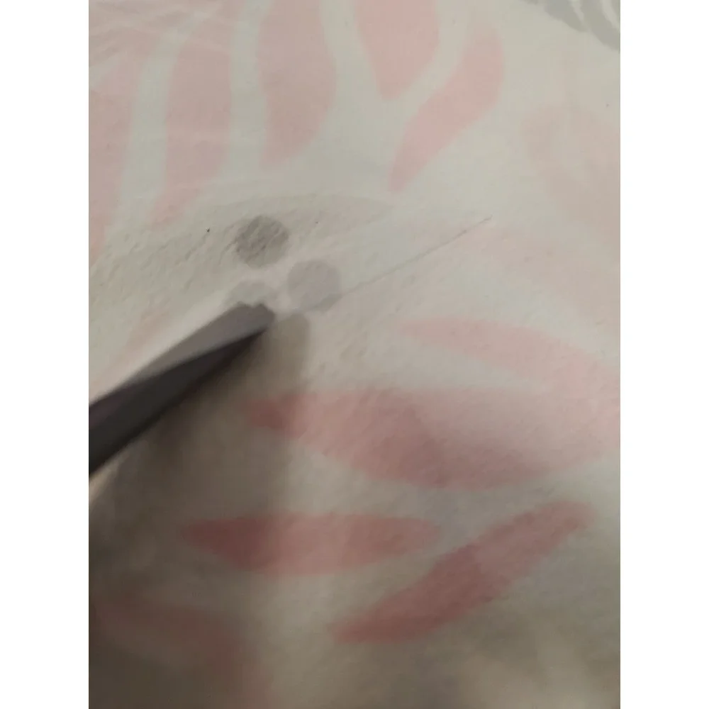 Dwell Studios Contoured Changing Pad Cover Pink Baby Nursery Velvety Soft FLAW